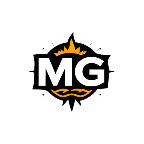 AI Design for i am create a logo to play a fonts in mg simple balck fpnts some add element is graphic and printer