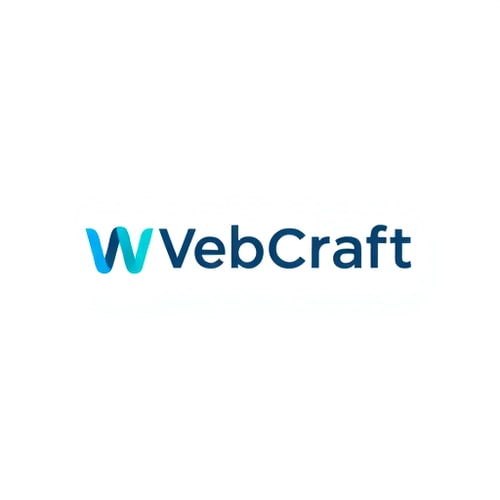 AI Design for Minimalistic and modern logo for web design agency called Web Craft, maximal modern and professional, the design that stands out