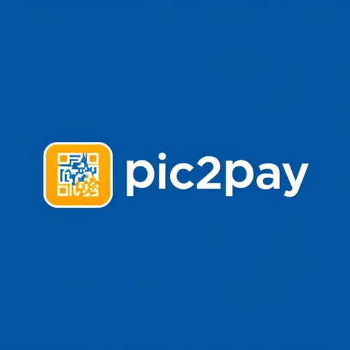 AI Design for a logo for payment app through scanning qr..app name is pic2pay some other relavant logos few more attractive ones related