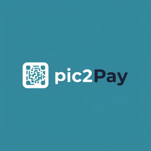 AI Design for a logo for payment app through scanning qr..app name is pic2pay some other relavant logos few more attractive ones 