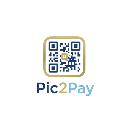 AI Design for a logo for payment app through scanning qr..app name is pic2pay some other relavant logos few more attractive ones related