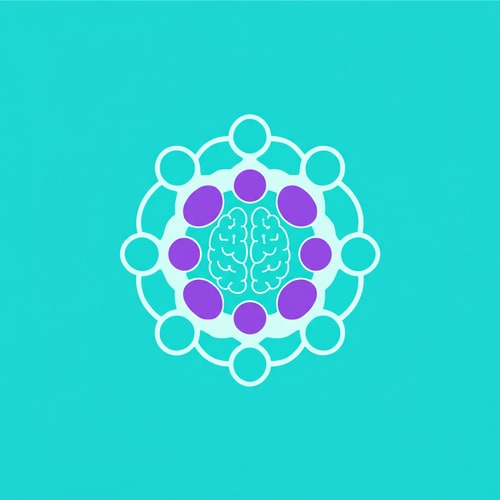 AI Design for here i need the tagoline brains work better together around the same log