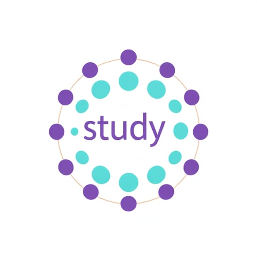 AI Design for i need a logo for group study app named study circles i need it i colour teal with little purple 