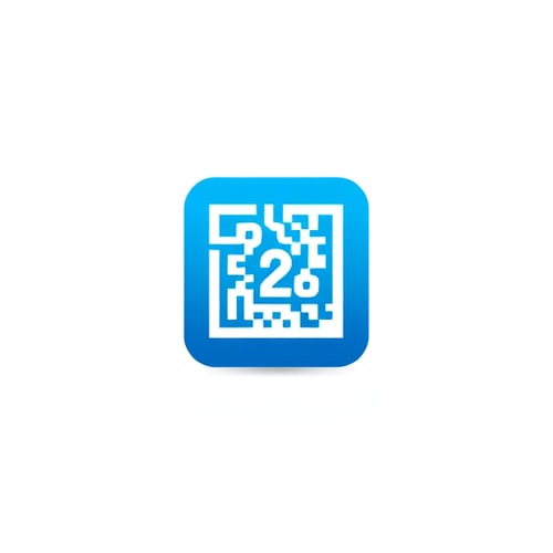 AI Design for need a logo for mobile payment app (by scanning qr) with blue and white colorsapp name is pic2pay