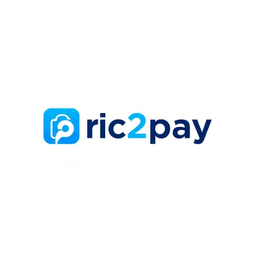 AI Design for need a unique logo for mobile payment app (by scanning qr) like phnpe with blue and white colorsapp name is pic2pay