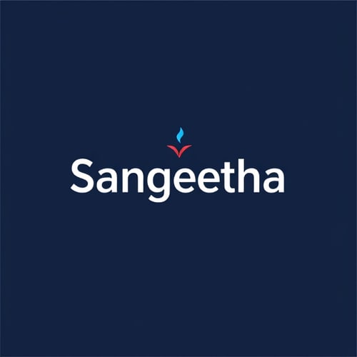 AI Design for sangeetha only name