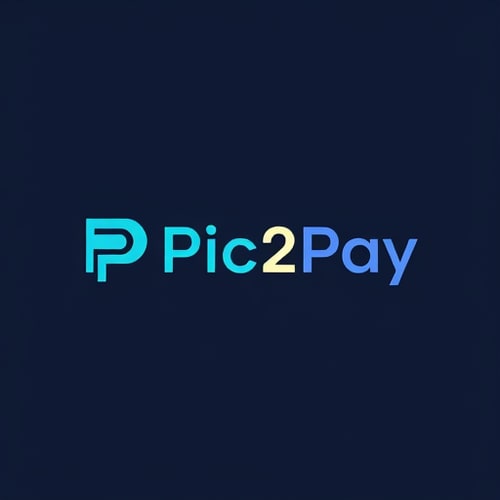 AI Design for Let’s get creative and make Pic2Pay stand out with a unique and meaningful logo that represents innovation and simplicity in digital payments.