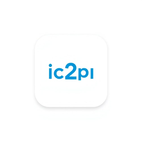 AI Design for create a logo for online payment app (payment done by scanning qr) for mobile by including white and blue colors app name is pic2pay