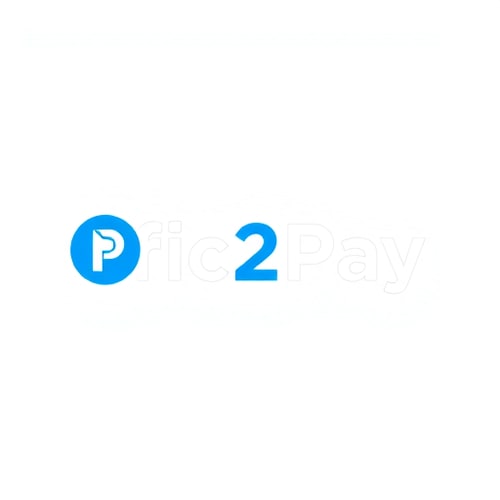 AI Design for Let’s get creative and make Pic2Pay stand out with a unique and meaningful logo that represents innovation and simplicity in digital payments.with white and blue colors