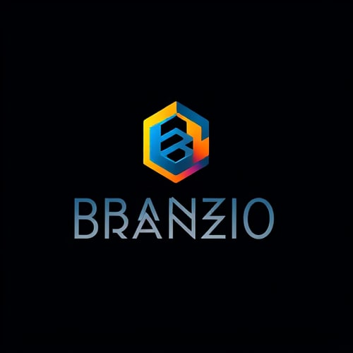 AI Design for i need a logo for graphic design company the company name is branzio 