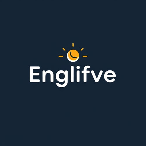 AI Design for a surprising logo for "Englifyve" channel. its a teaching channel