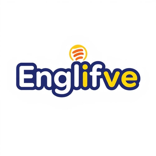 AI Design for a surprising logo for "Englifyve" channel. its a teaching channel