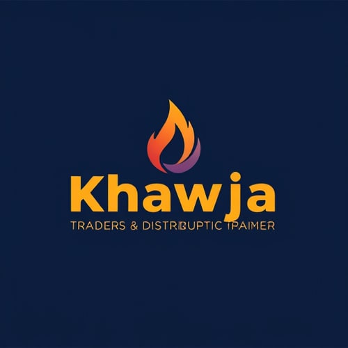 AI Design for make a logo for my company company description. we are working in petroleum gas, my company name is khawaja traders and distributor. give me three to four options also create letterhead for me