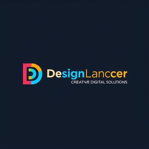 AI Design for I'm looking for a unique and creative logo for my company, "Designlancer," with the tagline "Creative Digital Solutions." here is my instagram profile - Use the letters "D+L" as a unique sign or icon, alongside the full word "Designlancer." - Background color versions: Dark. - Use my preferred colors #7efdd4 to #9bee68 for the "D+L" sign only (not for the text). - Font should be "Unbounded" and other clean, modern script or sans-serif options. Important Notes: - The "D+L" symbol should be unique enough to stand alone as an icon. - The design must feel professional, bold, and timeless while still being creative. 