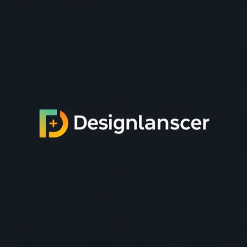 AI Design for I'm looking for a unique and creative logo for my company, "Designlancer," with the tagline "Creative Digital Solutions." here is my instagram profile - Use the letters "D+L" as a unique sign or icon, alongside the full word "Designlancer." - Background color versions: Dark. - Use my preferred colors #7efdd4 to #9bee68 for the "D+L" sign only (not for the text). - Font should be "Unbounded" and other clean, modern script or sans-serif options. Important Notes: - The "D+L" symbol should be unique enough to stand alone as an icon. - The design must feel professional, bold, and timeless while still being creative. 