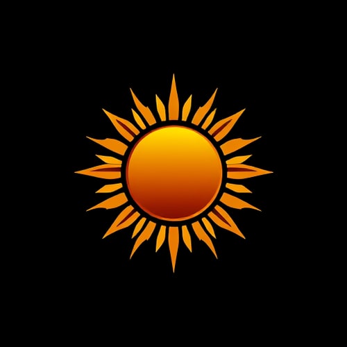 AI Design for Sun logo