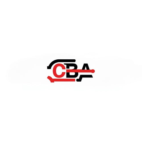 AI Design for i want a logo not with name but logo to reprenst codeing with short name like CBA