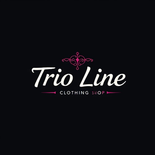 AI Design for logo of "Trio Line" for clothing shop