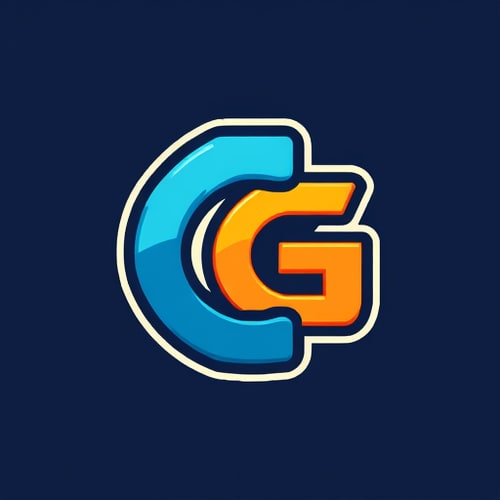 AI Design for Generate a logo having two G's one inverted for a game based education application
