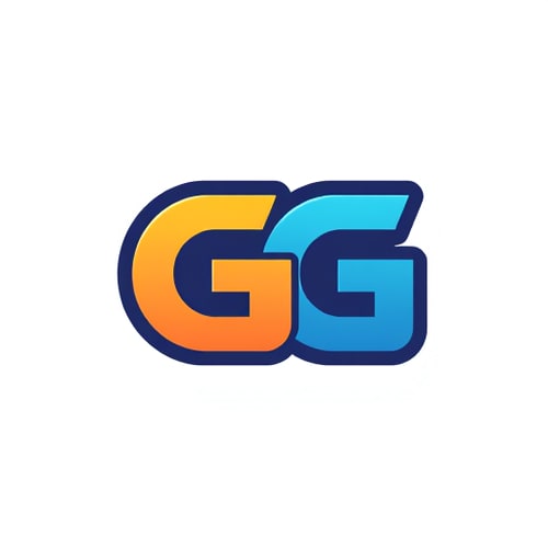 AI Design for Generate a logo having two G's one inverted for a game based education application