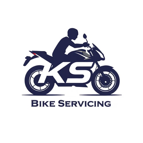 AI Design for i want logo of KS Bike servicing app its A modern, user-friendly, and premium mobile app that makes bike servicing as easy as booking a cab. The app should feel fast, reliable, and stylish, reflecting the thrill of biking while ensuring trust in servicing.👤 Target UsersBike Owners – Young professionals, commuters, and enthusiasts who value time, convenience, and trust.Service Centers & Mechanics – Workshops or freelancers who want an easy way to manage bookings and customers.