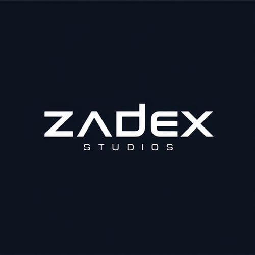 AI Design for Design a logo for Game development studio named " Zadex studios" make it minimal and premium.
