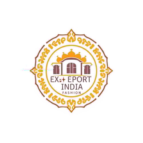AI Design for change name to India Export Fashion and keep the design premium classic modern elegant