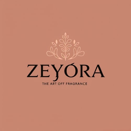 AI Design for design a logo for my ferfume business named zeyora tagline The art of Fragrance