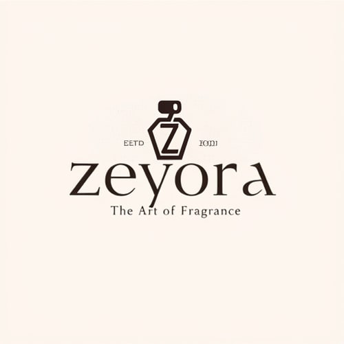 AI Design for perfume bottle like logo with z