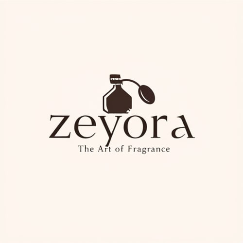 AI Design for perfume bottle like logo with z