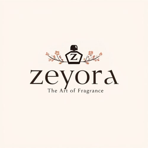 AI Design for perfume bottle like logo with z