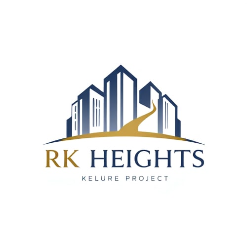 AI Design for design logo for real estate venture project on the name of rk heights 
