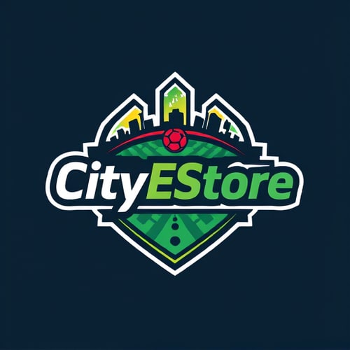AI Design for "CityEstore" logo in foosball brand 