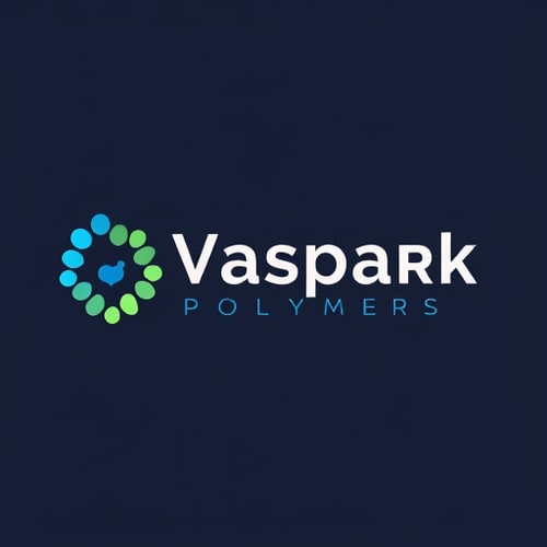 AI Design for  I want a logo in which polymers should be properly visible Logo name Vaspark Polymers