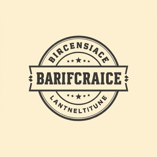 AI Design for Vintage Logo – retro, badge-style or stamp-like design.