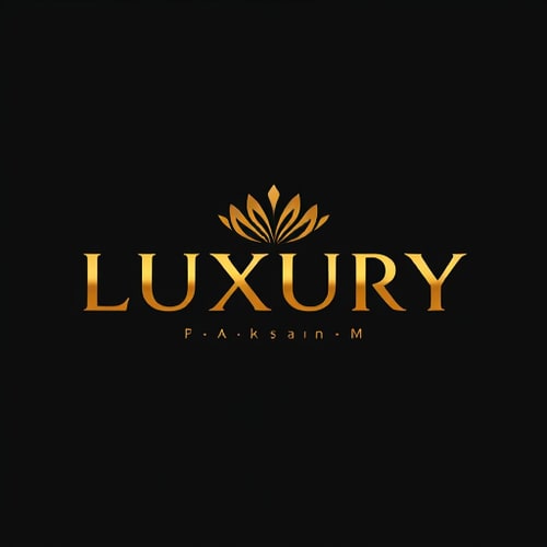 AI Design for Luxury Gold Logo – golden gradient text, perfect for premium branding.
