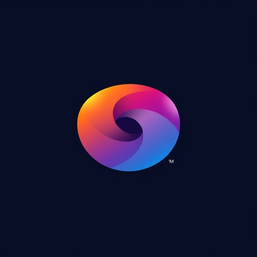 AI Design for Creative Gradient Logo – smooth multi-color style, trendy and eye-catching.