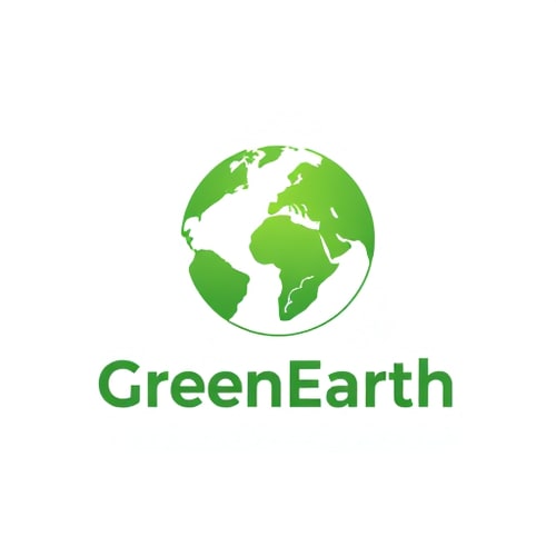 AI Design for green earth logo