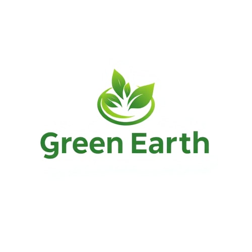 AI Design for green earth logo