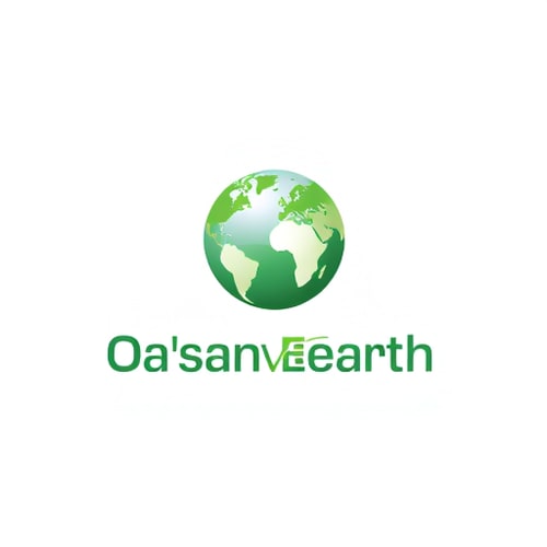 AI Design for green earth logo without text