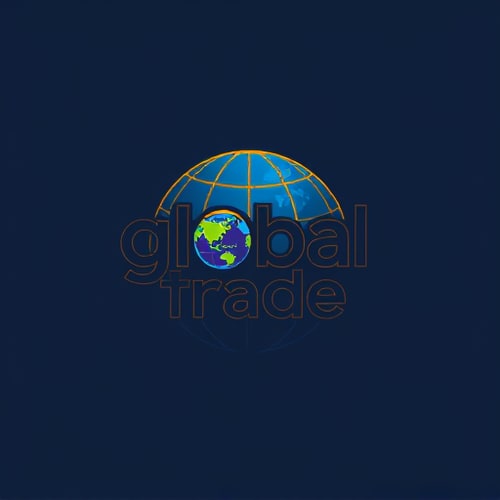 AI Design for design a logo for a company name (global Trade) fancy and artistic