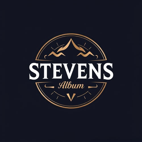 AI Design for I want to to create a logo of the world "STEVENS Album"