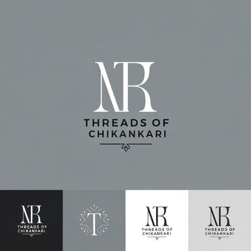 AI Design for generate a logo with initials of "Threads of Chikankari". generate some more logos.