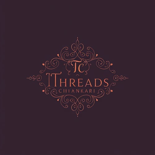 AI Design for generate a logo with initials of "Threads of Chikankari". generate some more logos.