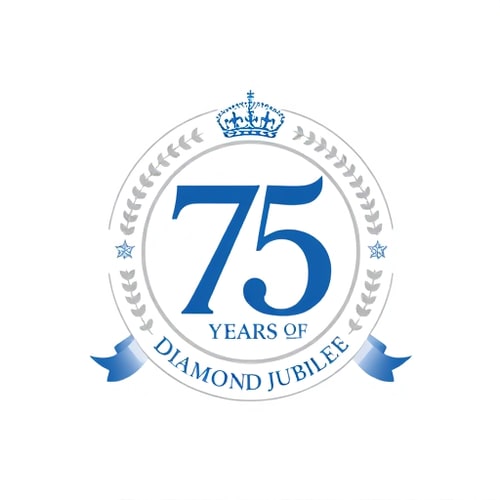 AI Design for 75 YEARS OF Diamond Jubilee
