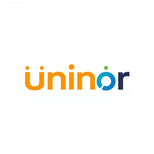 AI Design for i want a logo similar to uninor logo for my edu smart app