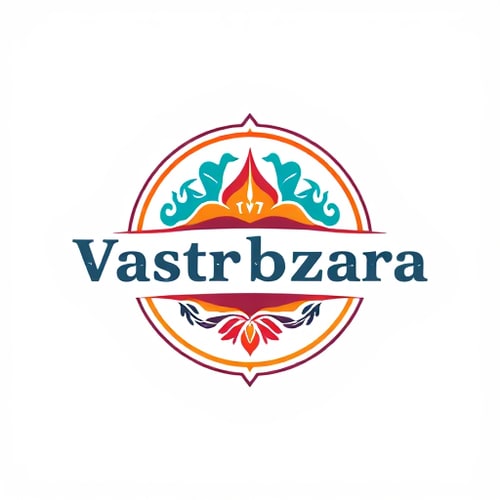 AI Design for vastrabazaaraa name no manelogo banvi aap aa logo cloth upar che