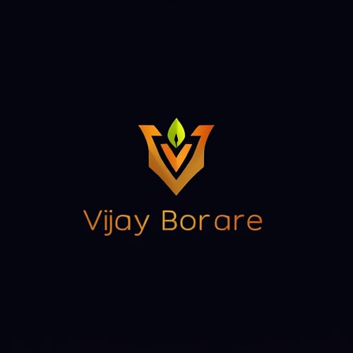 AI Design for photography logo name is vijay borade