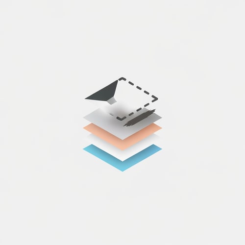 AI Design for “Create a modern, minimalistic logo symbol representing image background removal. Use a clean, professional style with a unique abstract icon or symbol — such as a cut-out effect, dashed selection lines, eraser stroke, magic-wand tool shape, or layered shapes separating foreground from background. The logo should visually communicate precision, clarity, and digital editing. Use smooth geometric shapes, soft gradients or flat colors, and ensure it works well in both light and dark backgrounds. Do NOT include any text or website name — only an iconic symbol that represents image background removal.”