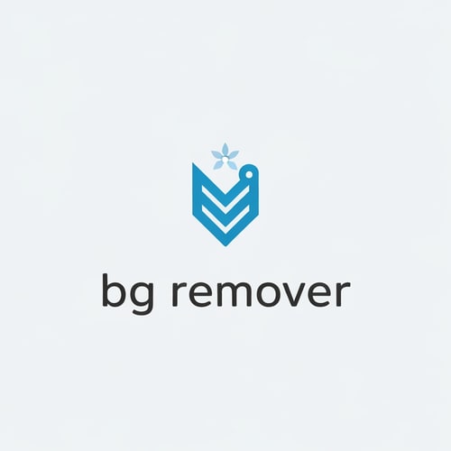 AI Design for generate a logo for bg remover website, don't mention the any text use unique icons ,that tells about the website